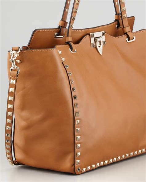 valentino rockstud medium tote bag